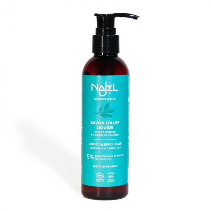 Sapun de Alep lichid BIO cu 5% ulei de dafin, 200 ml [1]