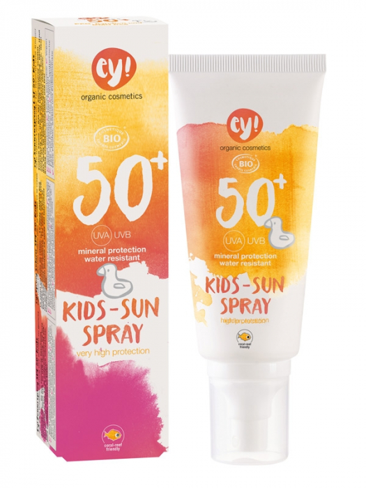 Spray bio protectie solara bebe si copii FPS 50+, 100ml - ey! [1]