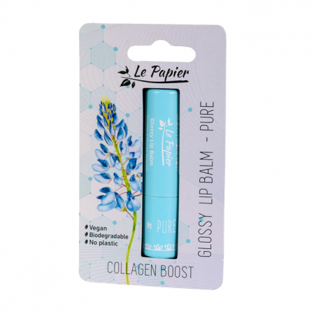 Balsam de buze lucios cu colagen- Pure [2]