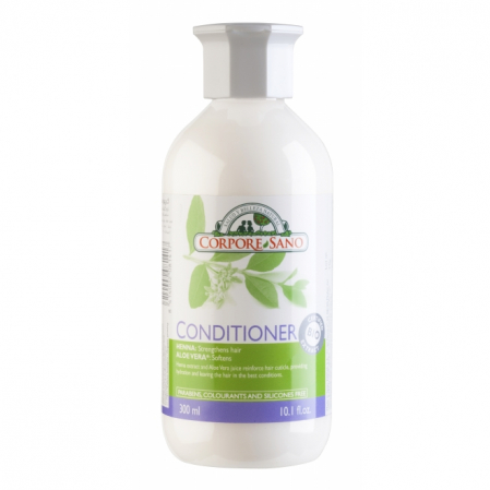 Balsam de par - Balsam fortifiant pentru toate tipurile de par cu extracte BIO din Henna si Aloe Vera, Corpore Sano Fortifying Conditioner, 300 ml