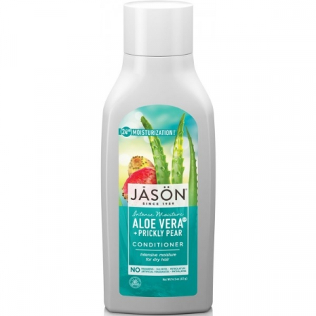 Produse - Balsam hidratant cu aloe vera 80% si fruct de cactus, pentru par uscat, Jason, 454 ml