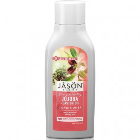 Produse - Balsam pt par puternic si sanatos cu jojoba si ulei de ricin, Jason, 454 ml