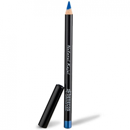 Creion si tus pentru ochi - Creion Kajal bio pentru ochi, Bright Blue (albastru)