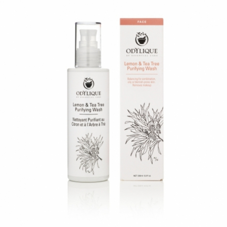 Produse demachiere si curatare - Crema curatare fata cu lamaie si tea tree, Odylique by Essential Care, 200 ml