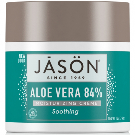 Creme de fata - Crema de fata, restructuranta, cu 84% aloe vera organica, 113g, Jason