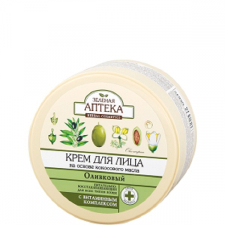 Creme de fata - Crema nutritiva regeneranta cu ulei de masline, Zelenaya Apteka, 200 ml