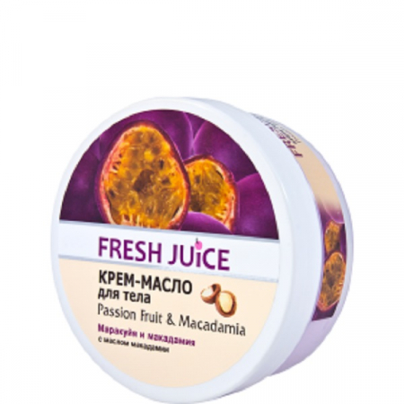 COSMETICE PENTRU CORP SI TEN - Crema-unt corporal Passion Fruit&Macadamia, Fresh Juice, 225 ml