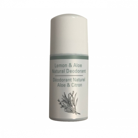 Deodorante si antiperspirante - Deodorant roll on 100% natural Odylique, cu lamaie si aloe, 50 ml