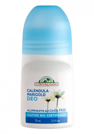 Deodorante si antiperspirante - Deodorant roll-on cu alaun si aloe vera, fara aluminiu si alcool, Corpore Sano, 75 ml