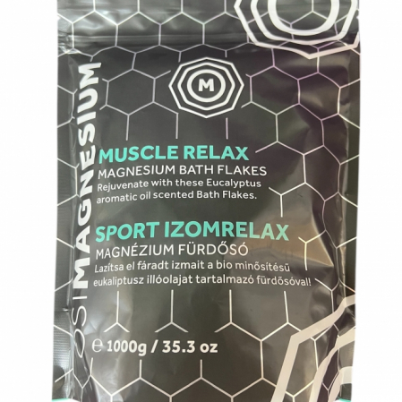 Spuma si saruri de baie - Fulgi de baie Muscle Relax cu magneziu si eucalipt - 1000gr