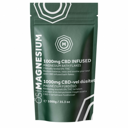 Spuma si saruri de baie - Fulgi de baie infuzati, OsiMagnesium, 1000 g