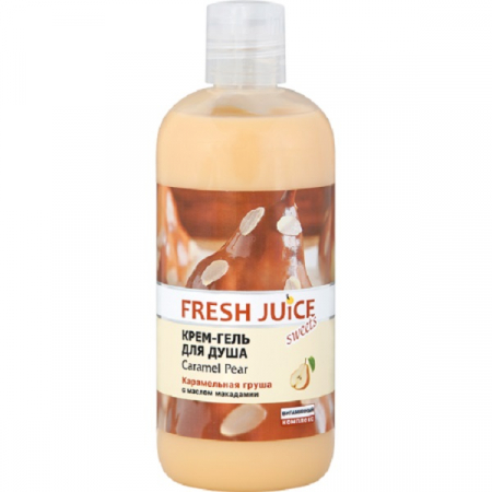 IGIENA PERSONALA - Gel de dus cremos cu extract de pere si ulei de macadamia, 500 ml, Fresh Juice