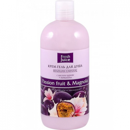 IGIENA PERSONALA - Gel de dus cremos cu extracte de passiflora si magnolie, 500 ml, FRESH JUICE