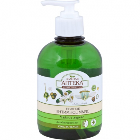 Produse - Gel intim cu ulei de arbore de ceai, ZELENAYA APTEKA, 370 ml