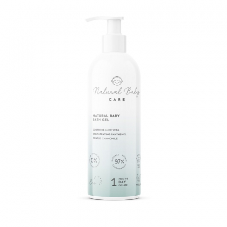 Sapun & Gel de dus copii - Gel natural de baie pentru bebelusi, Natural Baby Care, 200 ml