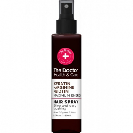 Tratamente si masca de par - Hair Spray energizant KERATIN + ARGININE + BIOTIN MAXIMUM ENERGY