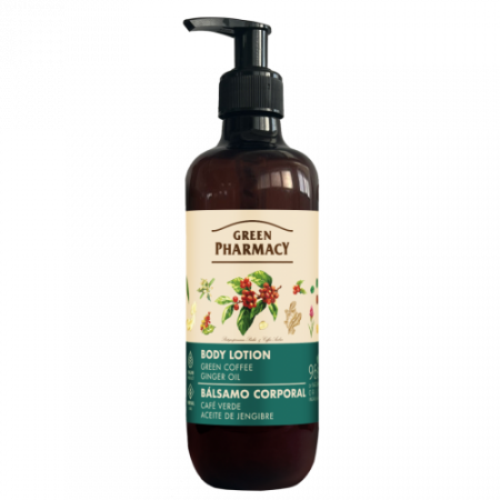 Lotiuni si creme de corp - Lotiune corporala cu extract de cafea verde si ulei de ghimbir, 400 ml