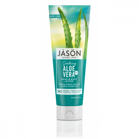 Ingrijire maini si picioare - Crema hidratanta cu 84% aloe vera, pt maini si corp, Jason, 227 g