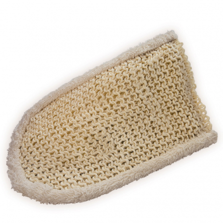 ACCESORII BAIE - Mănușă de masaj din sisal și bumbac