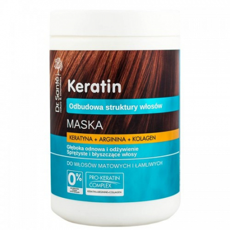 Tratamente si masca de par - Masca de par cu ulei de Keratina si Colagen 1000ml