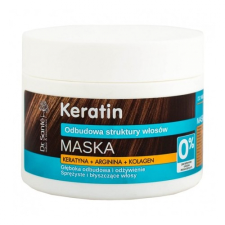 Tratamente si masca de par - Masca de par cu ulei de Keratina si Colagen 300ml