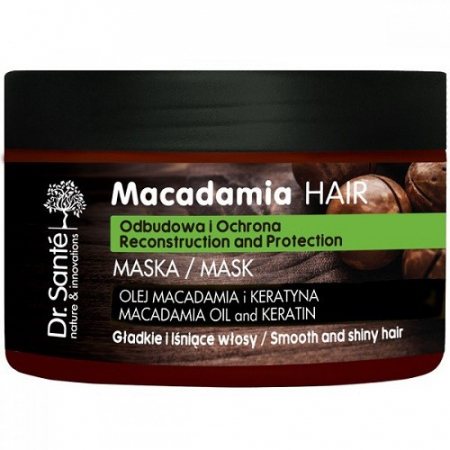 Tratamente si masca de par - Masca de par cu ulei de Macadamia si Keratina 300ml