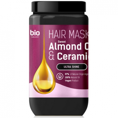 Tratamente si masca de par - Masca ultra-stralucire cu ulei de migdale si ceramide - 295 ml