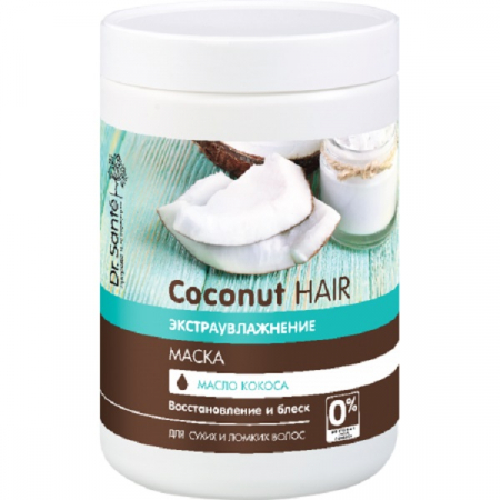 Produse - Masca ultrahidatanta par uscat si casant cu ulei de cocos, Dr. Sante,  1000 ml