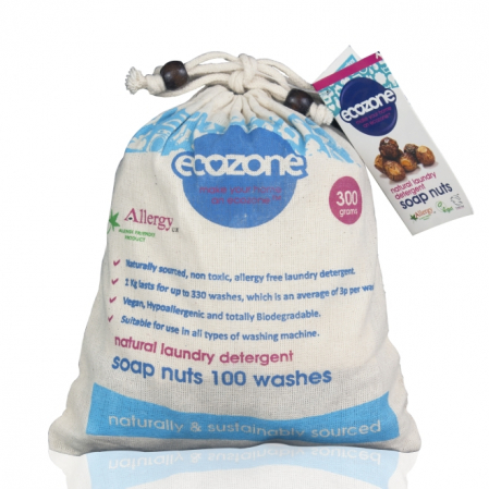 Detergent rufe - Nuci de sapun bio, 330 de spalari, Ecozone, 1 kg