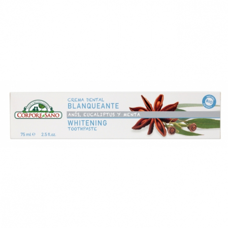 Pasta dinti si apa de gura - Pasta de dinti cu smirna, propolis si fenicul, fara fluor -pentru protectie si prospetime, Corpore Sano, 75 ml
