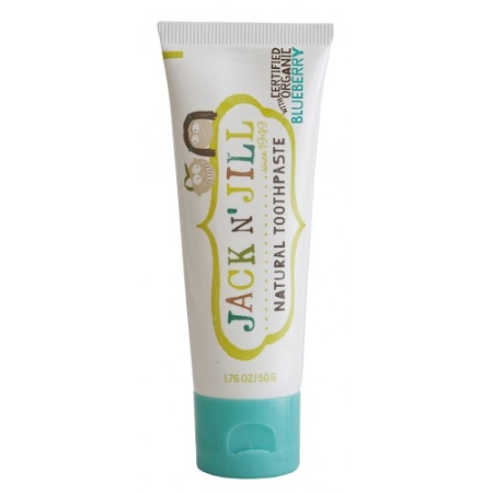 Pasta dinti si apa de gura pentru copii - Pasta de dinti naturala pentru copii, cu afine organice - 60 gr