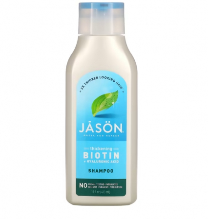 Sampon de par - Sampon Biotin cu acid hialuronic pt intarirea si repararea parului, Jason, 473 ml