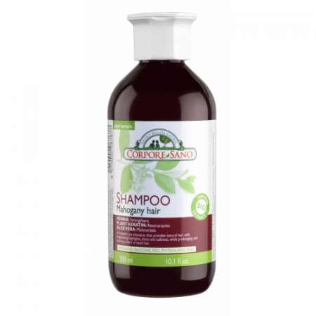 Produse - Sampon cu henna pentru par roscat Corpore Sano 300 ml