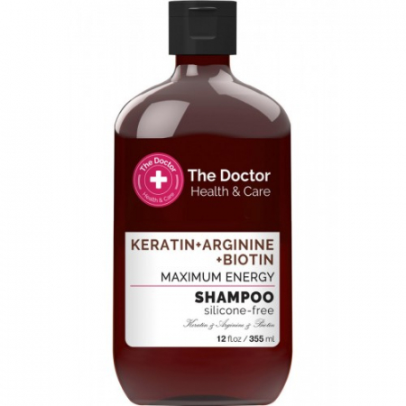 Sampon de par - Sampon energizant KERATIN + ARGININE + BIOTIN MAXIMUM ENERGY 355ml