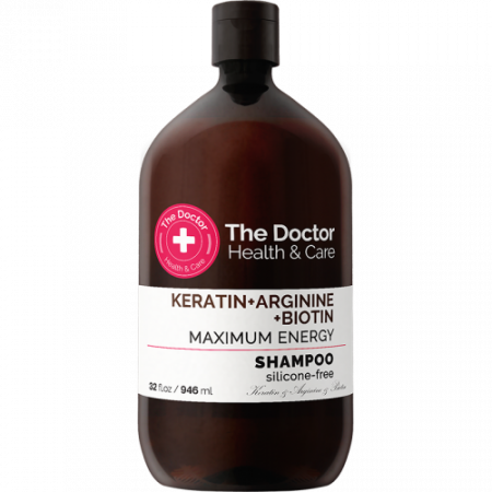 Sampon de par - Sampon energizant KERATIN + ARGININE + BIOTIN MAXIMUM ENERGY 946ml