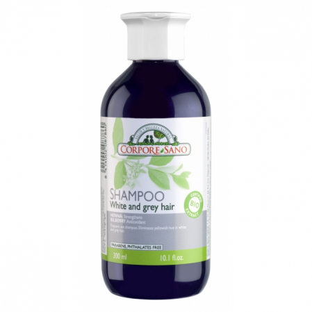 Produse - Sampon henna Corpore Sano par alb si grizonat, 300 ml