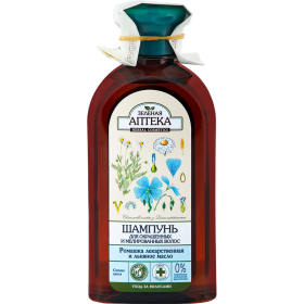 Sampon de par - Sampon pentru par vopsit cu extract de musetel si ulei de in, 350ml