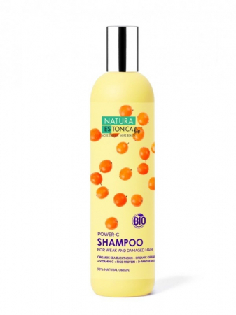 Sampon de par - Sampon Power C cu vitamina C, ulei de catina si portocale, 400ml