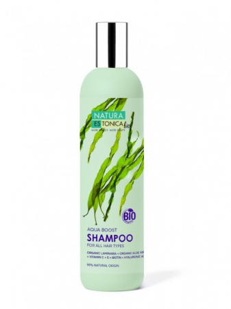 Sampon de par - Sampon Aqua Boost cu acid hialuronic, aloe vera si alge marine, 400ml