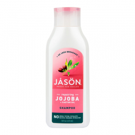 Sampon de par - Sampon pt par puternic si sanatos cu jojoba si ulei de ricin, Jason 473 ml