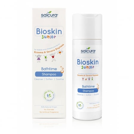 PRODUSE PENTRU COPII SI BEBELUSI - Sampon Salcura Bioskin Junior pentru bebelusi si copii, scalp uscat cu eczeme si coji, 200 ml
