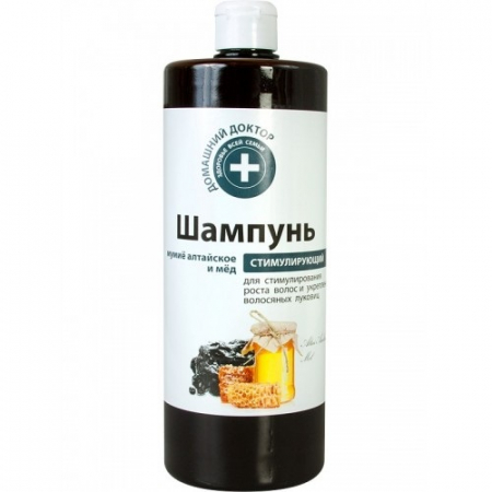Sampon de par - Sampon stimulator pentru intarirea si cresterea parului cu mumie si miere, 1000 ml, DOCTORUL CASEI