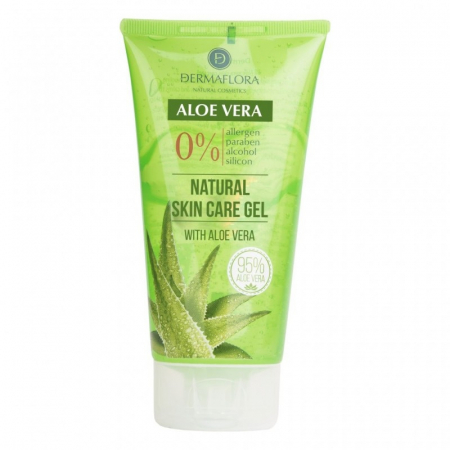 COSMETICE PENTRU CORP SI TEN - Gel pur de aloe vera, calmant, hidratant, piele sensibila, iritata, arsuri solare, 150ml