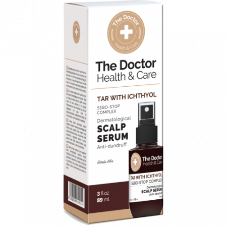 Produse - Scalp Serum antimatreata TAR WITH ICHTHYOL + SEBO-STOP COMPLEX Dermatological , 89 ml, Doctorul Casei