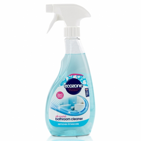Solutii suprafete baie - Solutie anticalcar pentru curatat baia, 3 in 1, Ecozone, 500 ml