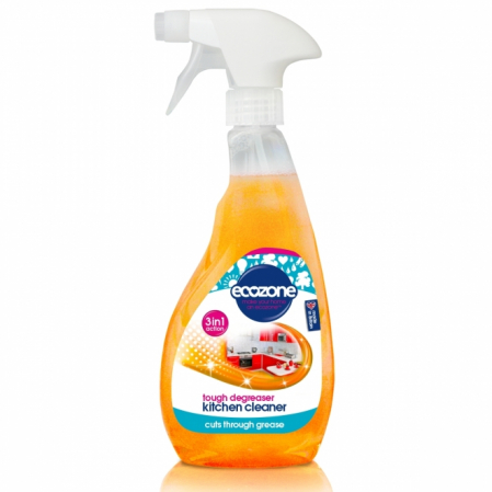 Solutii suprafete bucatarie - Solutie degresanta pentru bucatarie 3 in 1, Ecozone, 500ml