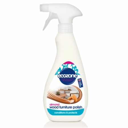 Solutie curatat podele - Polish pentru lemn si mobila, cu ulei de migdale, Ecozone, 500 ml