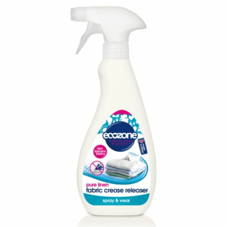 Solutii intretinere textile - Spray de eliminat cutele de pe haine fara calcare, cu parfum de in, Ecozone, 500 ml