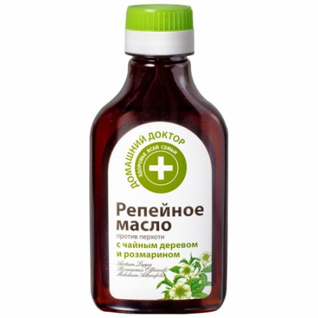 Tratamente si masca de par - Ulei de brusture si ulei de arbore de ceai impotriva matretii, 100ml, DOCTORUL CASEI