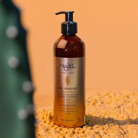 IGIENA PERSONALA - Gel de dus cu sapun de Alep si 20% ulei de Cactus, 500ml